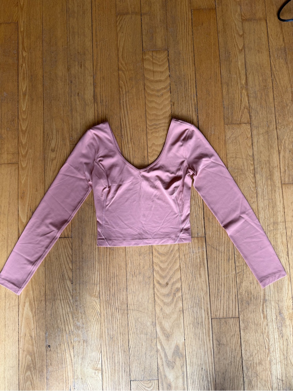 lululemon align long sleeve cropped shirt